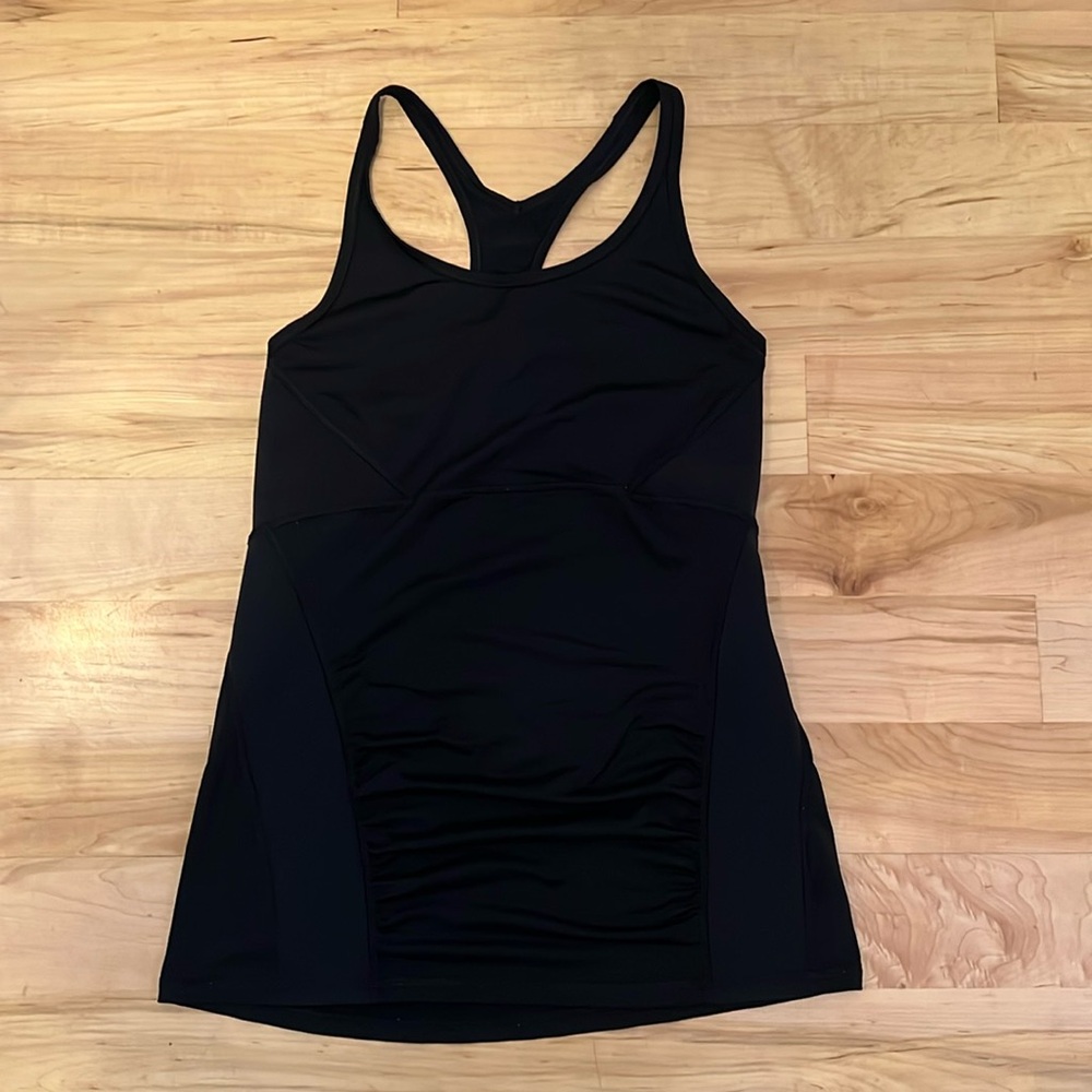 Athleta Women’s Black Mesh Racerback Athletic Tank Top Small